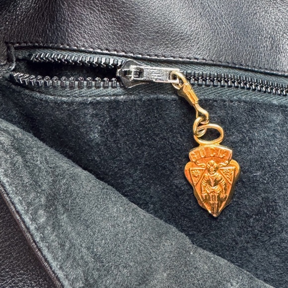 Certified Authentic Vintage Gucci Blondie Black Leather Flap Shoulder Bag, COA - Picture 6 of 11